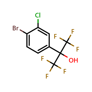 2-(4-bromo-3-chlorophenyl)-1,1,1,3,3,3-hexafluoropropan-2-ol