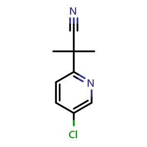 2-(5-chloropyridin-2-yl)-2-methylpropanenitrile