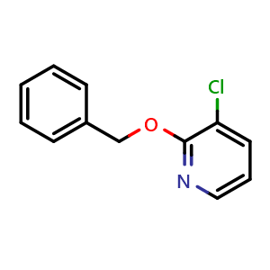 Chemical structure of 2-(benzyloxy)-3-chloropyridine , CAS 177743-07-6, AChemBlock X213758