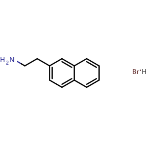 Chemical structure of 2-(naphthalen-2-yl)ethanamine hydrobromide , CAS 2668984-44-7, AChemBlock X213808