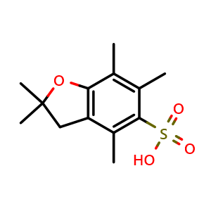 2,2,4,6,7-pentamethyl-2,3-dihydro-1-benzofuran-5-sulfonic acid