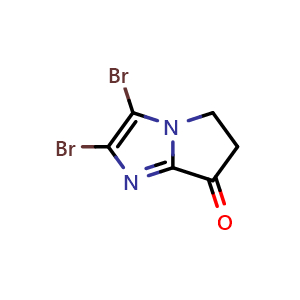 2,3-dibromo-5,6-dihydropyrrolo[1,2-a]imidazol-7-one