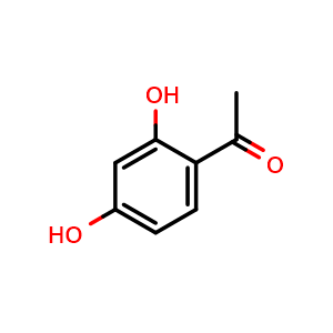Chemical structure of 2,4-Dihydroxyacetophenone , CAS 89-84-9, AChemBlock X213910