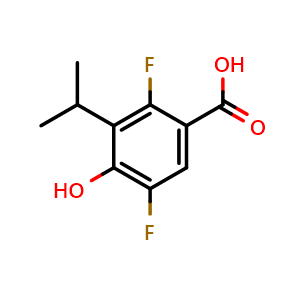 2,5-difluoro-4-hydroxy-3-isopropylbenzoic acid