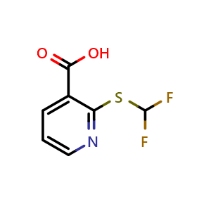 2-[(difluoromethyl)sulfanyl]pyridine-3-carboxylic acid