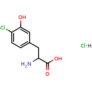 2-amino-3-(4-chloro-3-hydroxyphenyl)propanoic acid hydrochloride