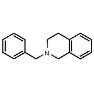 Chemical structure of 2-Benzyl-1,2,3,4-tetrahydroisoquinoline , CAS 13605-95-3, AChemBlock X214062
