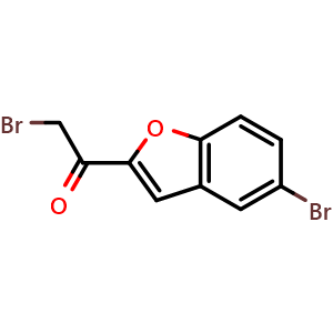 2-bromo-1-(5-bromo-1-benzofuran-2-yl)-1-ethanone