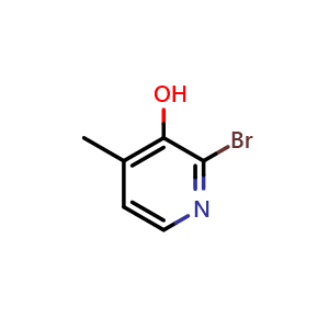 Chemical structure of 2-bromo-4-methylpyridin-3-ol , CAS 1227578-74-6, AChemBlock X214101