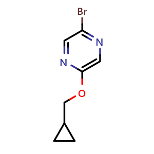 2-bromo-5-(cyclopropylmethoxy)pyrazine