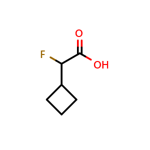 2-cyclobutyl-2-fluoroacetic acid