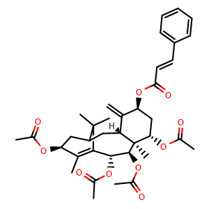 Chemical structure of 2-Deacetoxytaxinine J , CAS 119347-14-7, AChemBlock X214222
