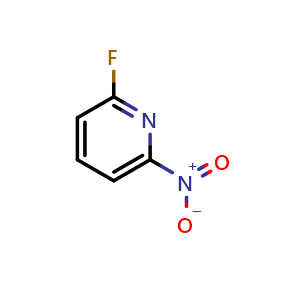Chemical structure of 2-fluoro-6-nitropyridine , CAS 1082042-27-0, AChemBlock X214250