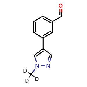 3-(1-(methyl-d3)-1H-pyrazol-4-yl)benzaldehyde