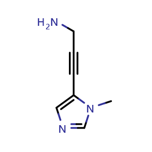 3-(1-methyl-1H-imidazol-5-yl)prop-2-yn-1-amine