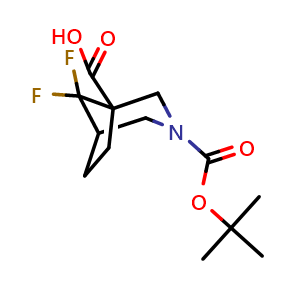 3-(tert-butoxycarbonyl)-8,8-difluoro-3-azabicyclo[3.2.1]octane-1-carboxylic acid
