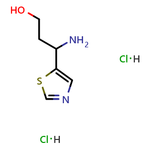 3-amino-3-(1,3-thiazol-5-yl)propan-1-ol dihydrochloride