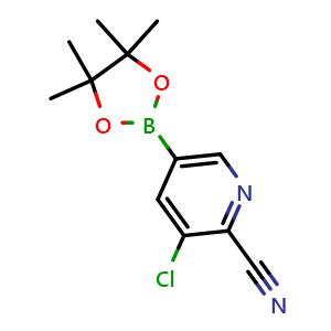 3-chloro-5-(4,4,5,5-tetramethyl-1,3,2-dioxaborolan-2-yl)picolinonitrile
