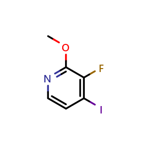 3-fluoro-4-iodo-2-methoxypyridine