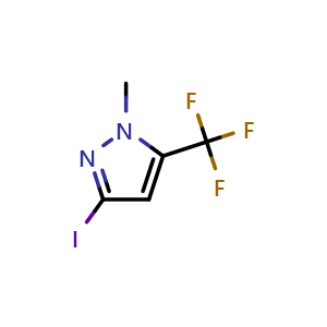 3-iodo-1-methyl-5-(trifluoromethyl)-1H-pyrazole