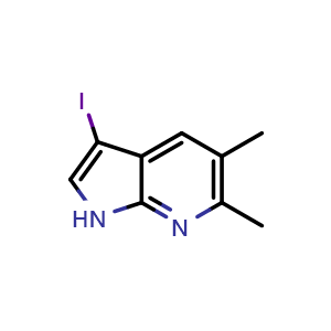 3-Iodo-5,6-dimethyl-7-azaindole