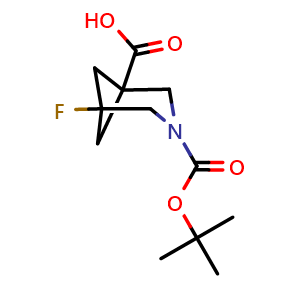 3-tert-butoxycarbonyl-5-fluoro-3-azabicyclo[3.1.1]heptane-1-carboxylic acid