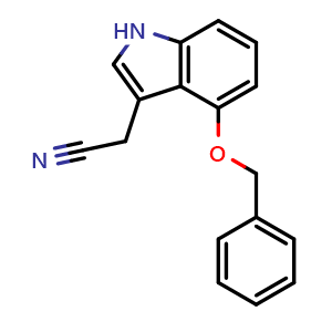 4-(phenylmethoxy)-1H-indole-3-acetonitrile