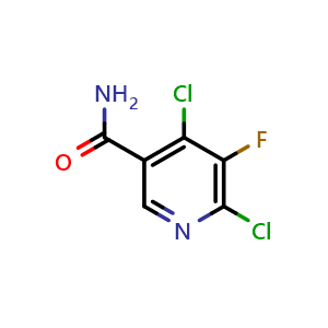 4,6-dichloro-5-fluoro-pyridine-3-carboxamide