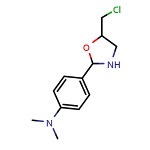 4-[5-(chloromethyl)-1,3-oxazolidin-2-yl]-n,n-dimethylaniline
