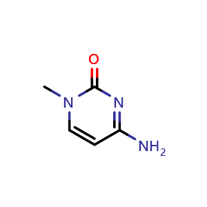 Chemical structure of 4-amino-1-methyl-1,2-dihydropyrimidin-2-one , CAS 1122-47-0, AChemBlock X214959