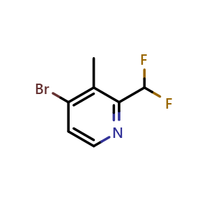4-bromo-2-(difluoromethyl)-3-methyl-pyridine