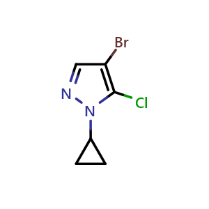 4-bromo-5-chloro-1-cyclopropyl-1H-pyrazole