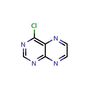 Chemical structure of 4-chloropteridine , CAS 72700-48-2, AChemBlock X215071