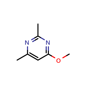 Chemical structure of 4-methoxy-2,6-dimethylpyrimidine , CAS 14001-62-8, AChemBlock X215119