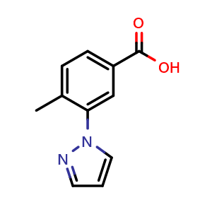 4-methyl-3-(1H-pyrazol-1-yl)benzoic acid
