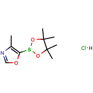 4-methyl-5-(4,4,5,5-tetramethyl-1,3,2-dioxaborolan-2-yl)oxazole hydrochloride