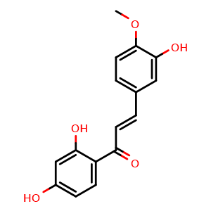 Chemical structure of 4-O-Methylbutein , CAS 13323-67-6, AChemBlock X215152