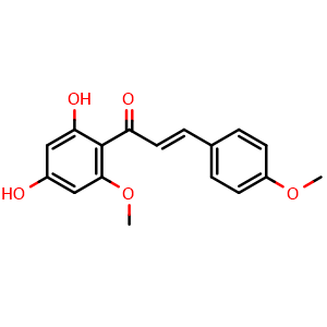 Chemical structure of 4-O-Methylhelichrysetin , CAS 56121-44-9, AChemBlock X215153