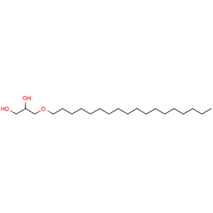 Chemical structure of 4-Oxadocosane-1,2-diol , CAS 544-62-7, AChemBlock X215154
