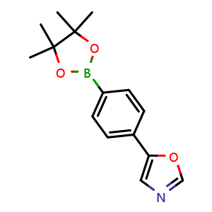 5-(4-(4,4,5,5-tetramethyl-1,3,2-dioxaborolan-2-yl)phenyl)oxazole
