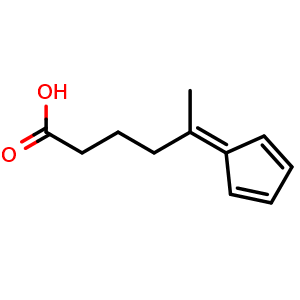 5-(cyclopenta-2,4-dien-1-ylidene)hexanoic acid