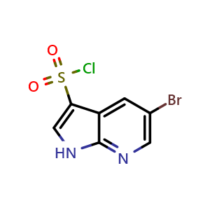 5-Bromo-1H-pyrrolo[2,3-b]pyridine-3-sulfonyl chloride