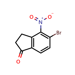 5-bromo-4-nitro-2,3-dihydro-1h-inden-1-one