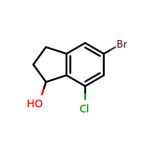 5-bromo-7-chloro-2,3-dihydro-1H-inden-1-ol