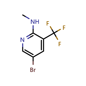 5-bromo-N-methyl-3-(trifluoromethyl)pyridin-2-amine