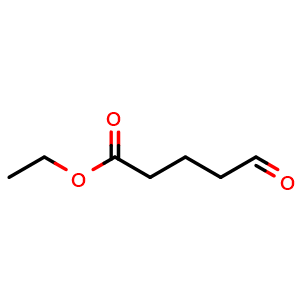 Chemical structure of 5-Oxopentanoic acid ethyl ester , CAS 22668-36-6, AChemBlock X215475