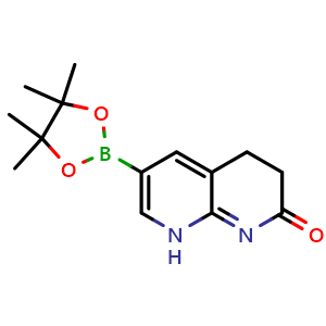 6-(4,4,5,5-tetramethyl-1,3,2-dioxaborolan-2-yl)-2,3,4,8-tetrahydro-1,8-naphthyridin-2-one