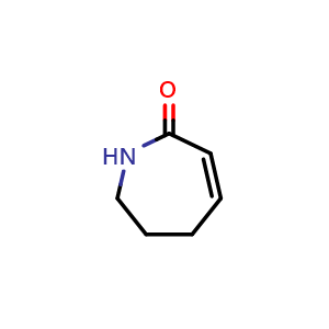 Chemical structure of 6,7-dihydro-1H-azepin-2(5H)-one , CAS 2228-79-7, AChemBlock X215530