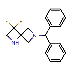 6-benzhydryl-3,3-difluoro-1,6-diazaspiro[3.3]heptane