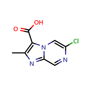 6-chloro-2-methylimidazo[1,2-a]pyrazine-3-carboxylic acid